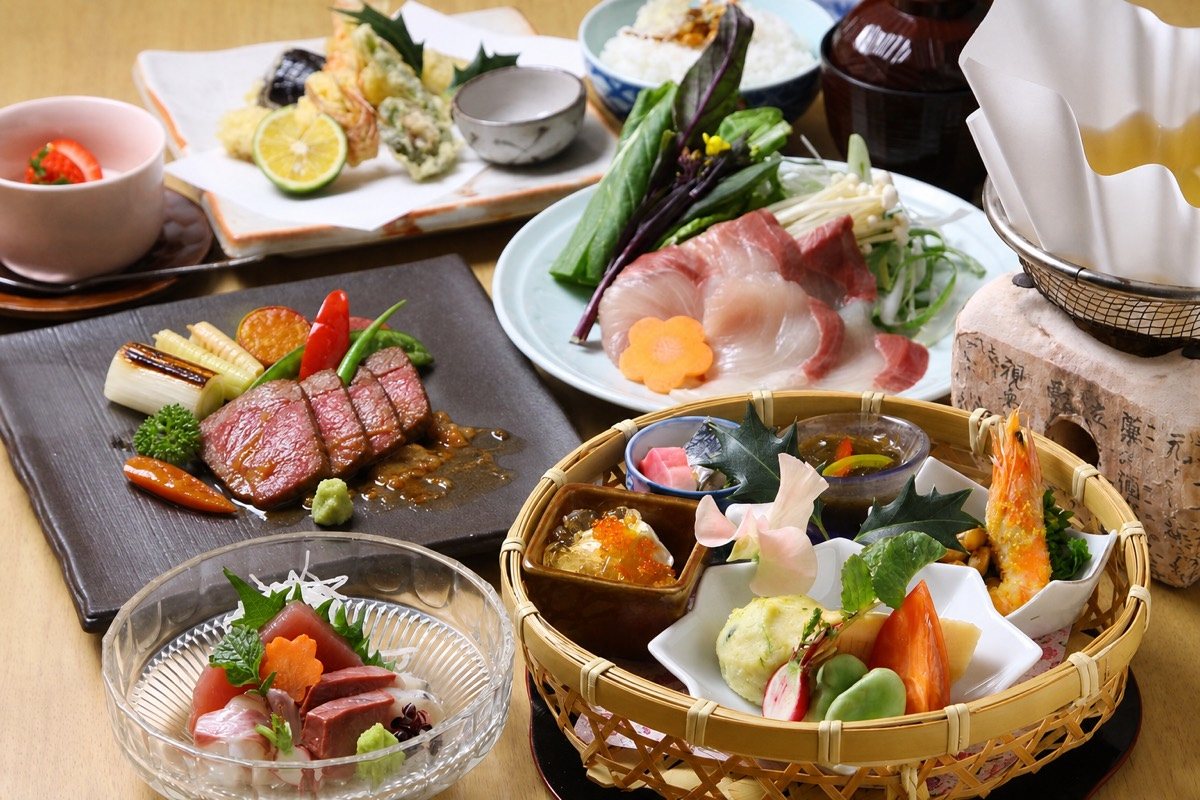 季節の会席料理の一例
