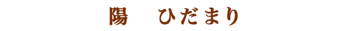 ひだまり